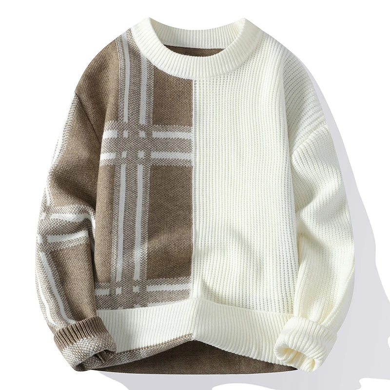 LEGACY PLAID KNIT SWEATER