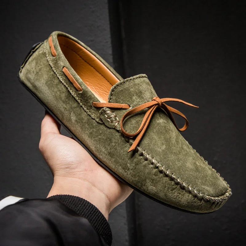 MONTE CARLO GENUINE SUEDE LOAFERS