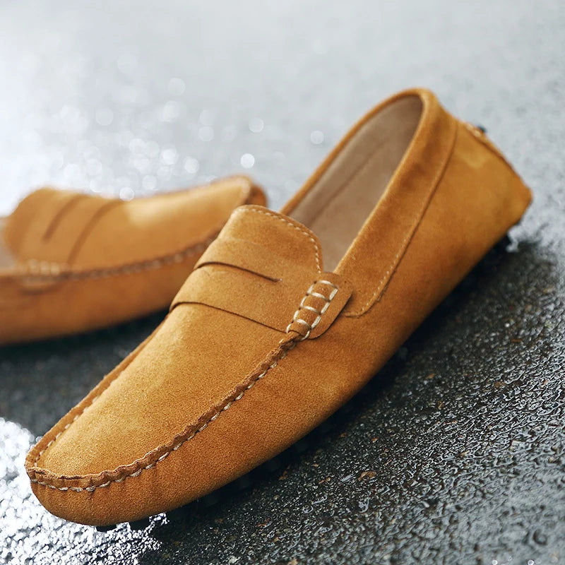 GRAZIA SUEDE LOAFERS