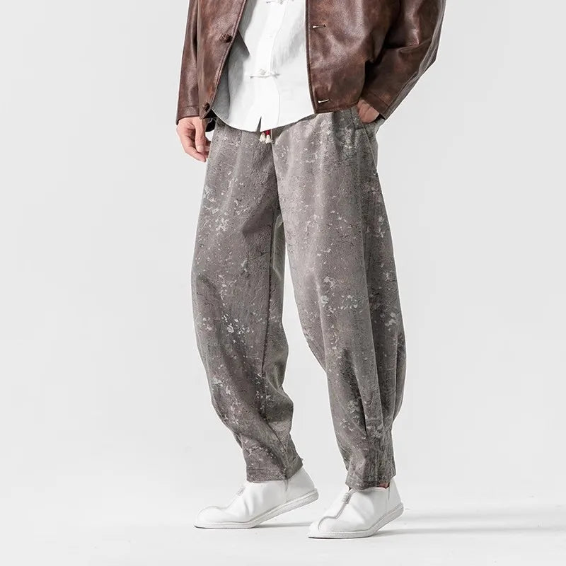 CRUSHED VELVET JOGGERS