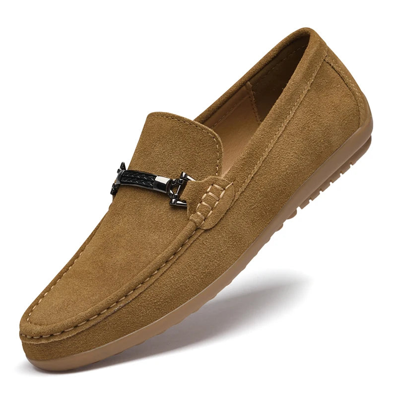 HUDSON SUEDE LOAFERS