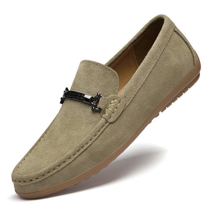 HUDSON SUEDE LOAFERS