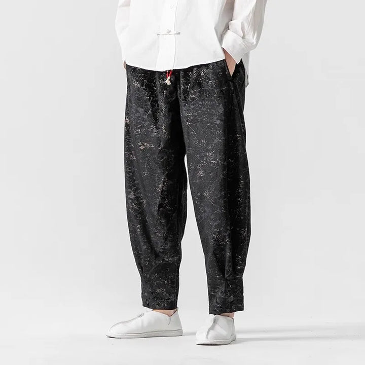 CRUSHED VELVET JOGGERS