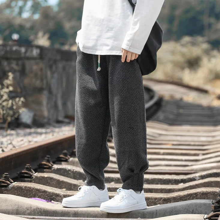 OSLO TEXTURED JOGGERS