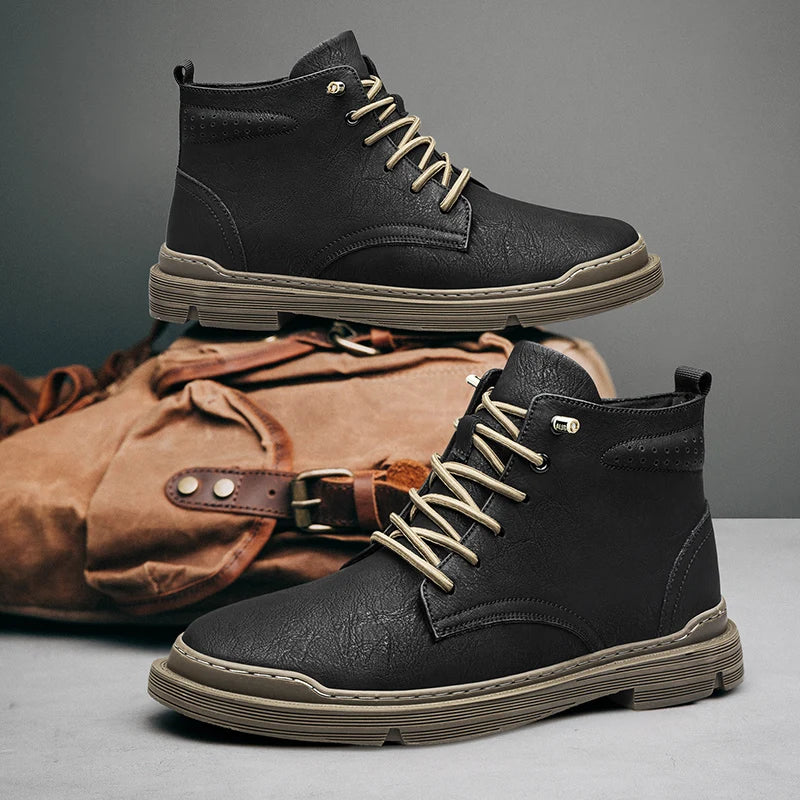 WAYFARER GENUINE LEATHER HI-TOPS