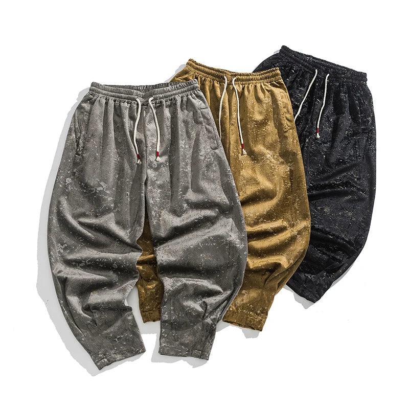 CRUSHED VELVET JOGGERS