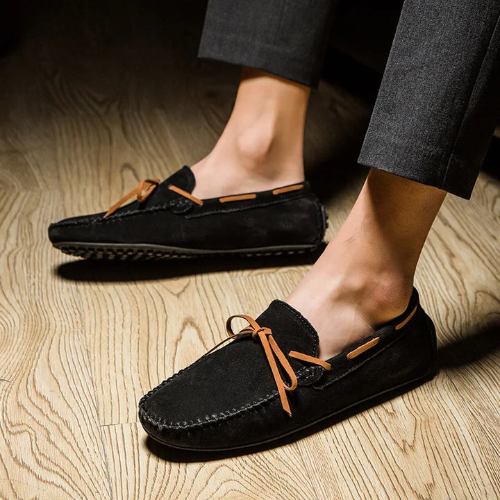 MONTE CARLO GENUINE SUEDE LOAFERS