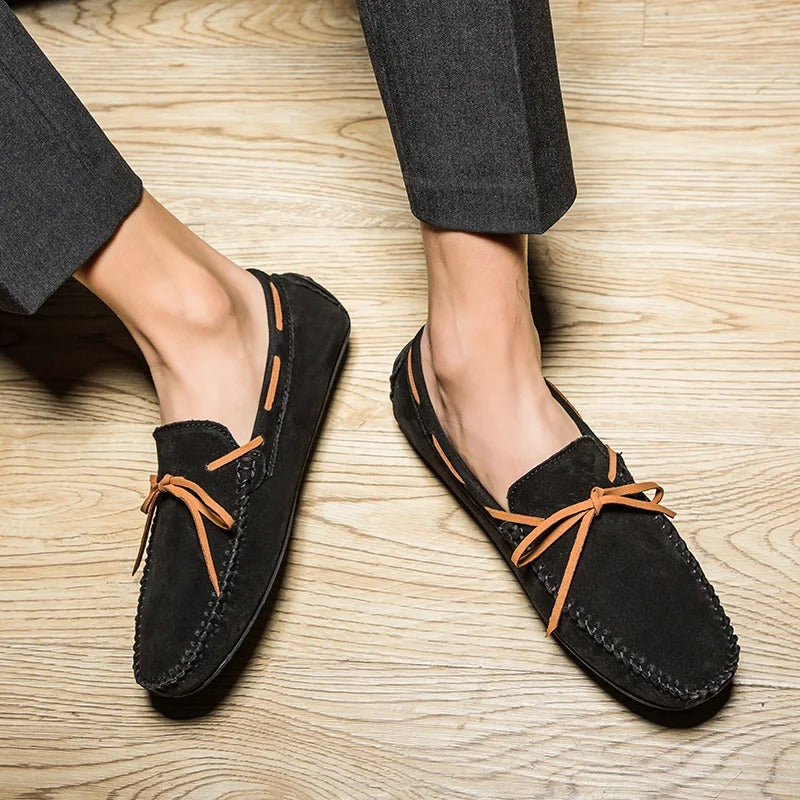 MONTE CARLO GENUINE SUEDE LOAFERS