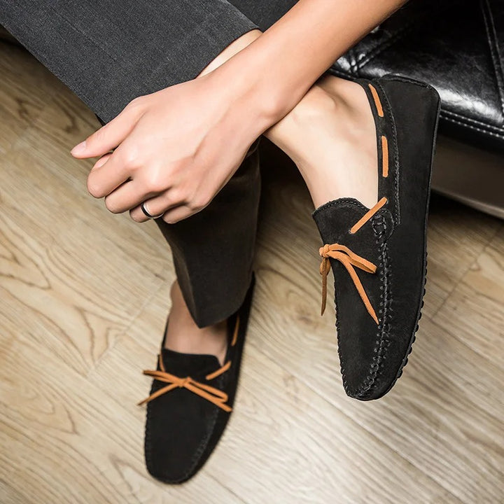 MONTE CARLO GENUINE SUEDE LOAFERS