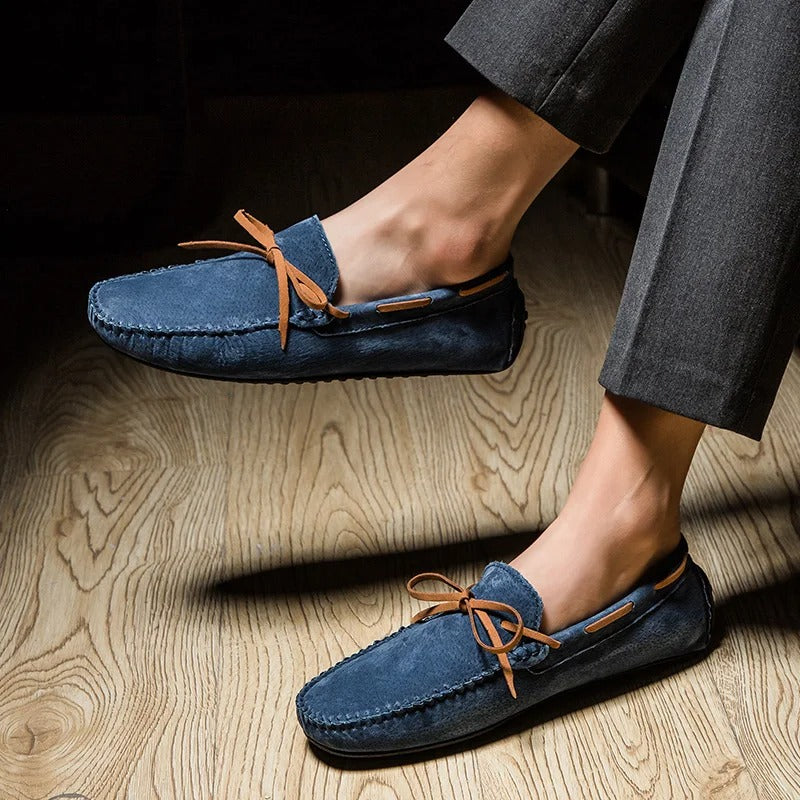 MONTE CARLO GENUINE SUEDE LOAFERS