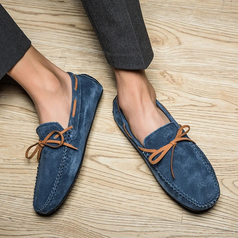 MONTE CARLO GENUINE SUEDE LOAFERS