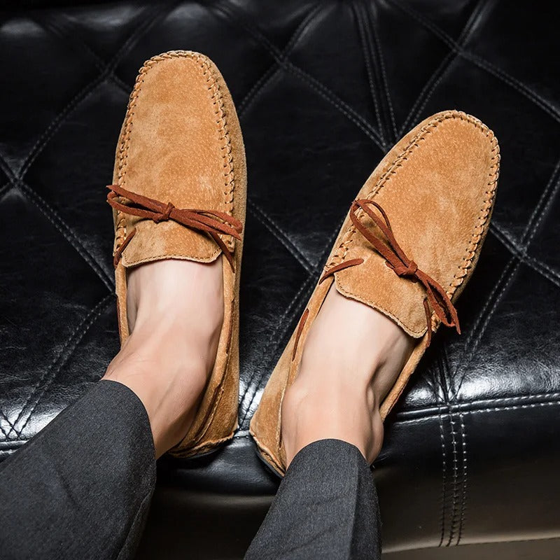 MONTE CARLO GENUINE SUEDE LOAFERS