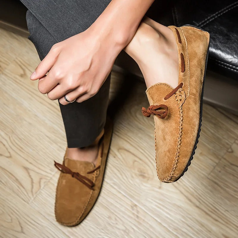 MONTE CARLO GENUINE SUEDE LOAFERS