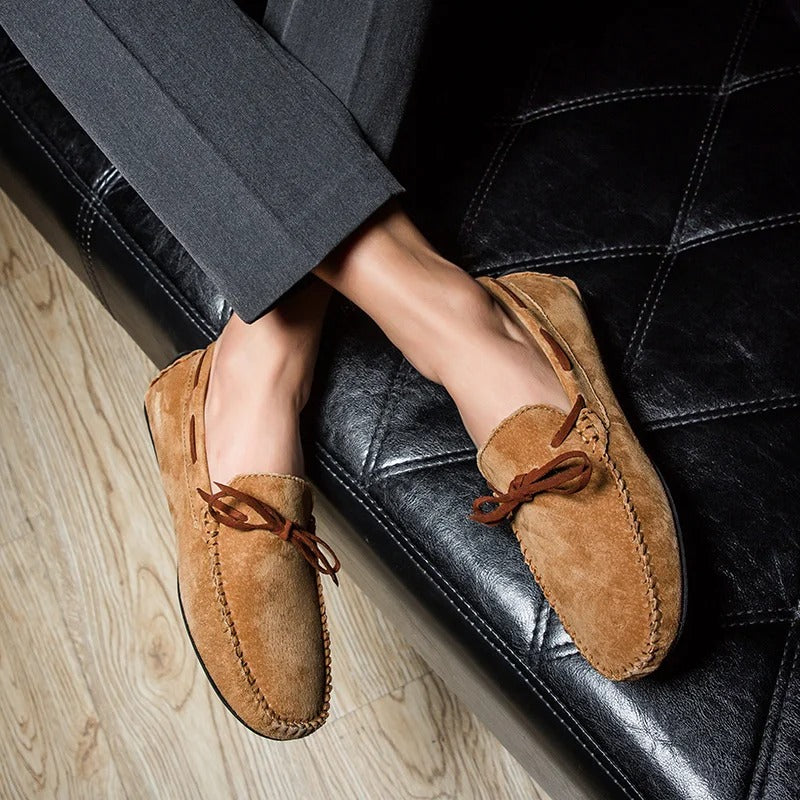 MONTE CARLO GENUINE SUEDE LOAFERS