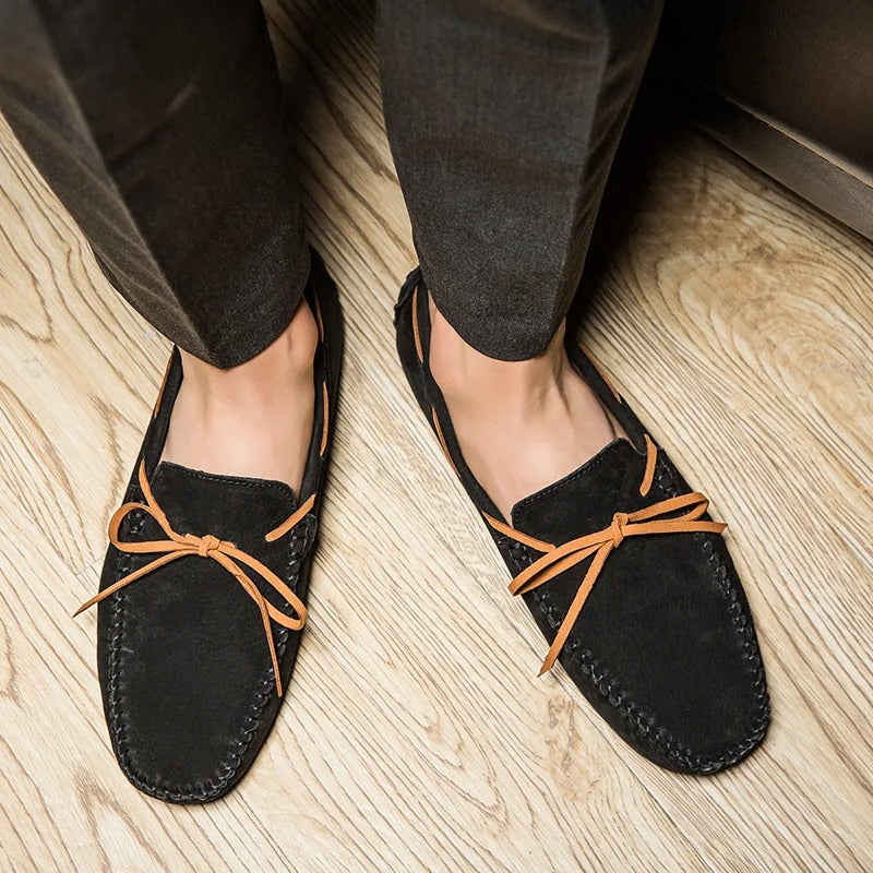 MONTE CARLO GENUINE SUEDE LOAFERS