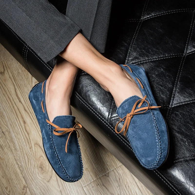 MONTE CARLO GENUINE SUEDE LOAFERS