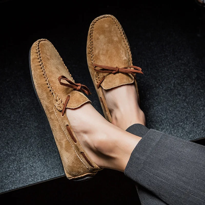 MONTE CARLO GENUINE SUEDE LOAFERS